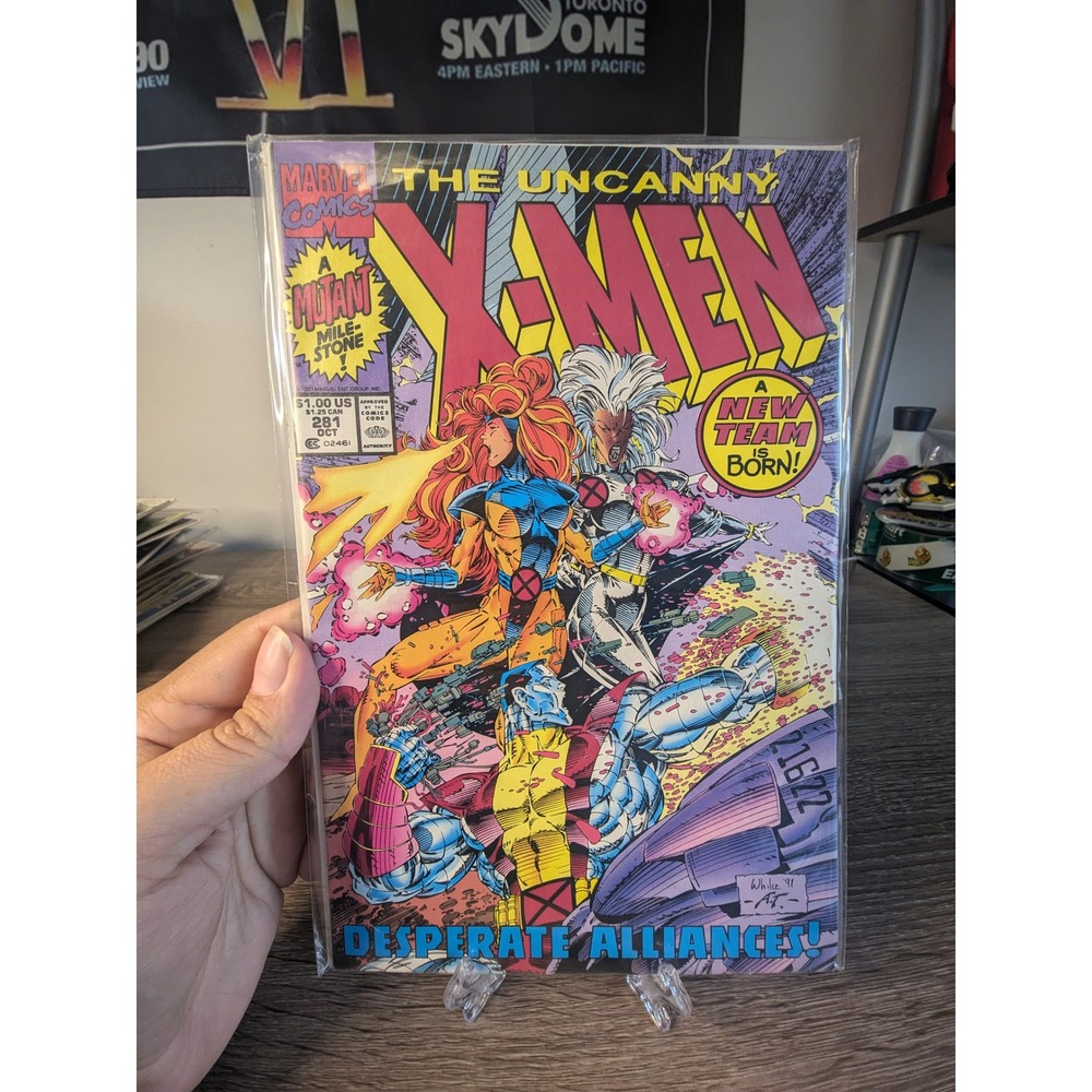 Uncanny X-Men #281 Marvel Comic Book October 1991 A Mutant Milestone